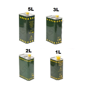 Olio d'Oliva Extravergine Siciliano in latta 2/3/5 lt