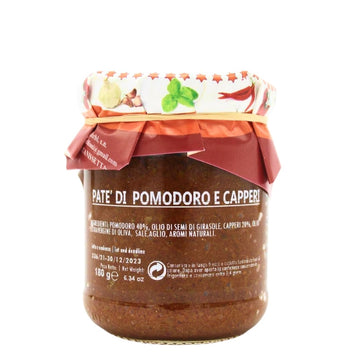 Patè di Pomodoro e Capperi Frutti di Sicilia 180g