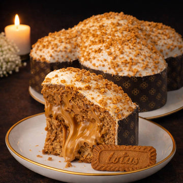 Colomba Lotus e Gianduia