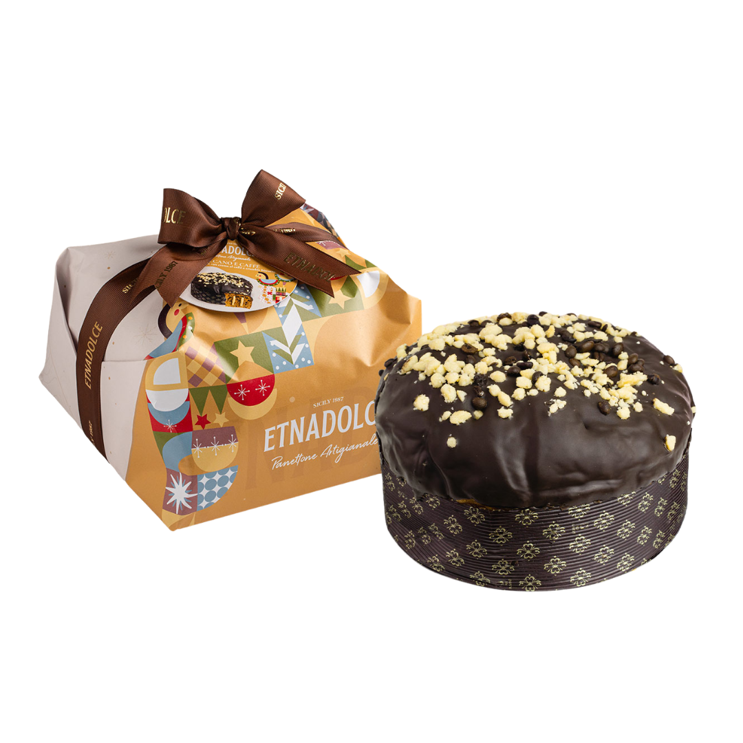 Panettone Vulcano e Caffè 1 kg – Incarto a mano