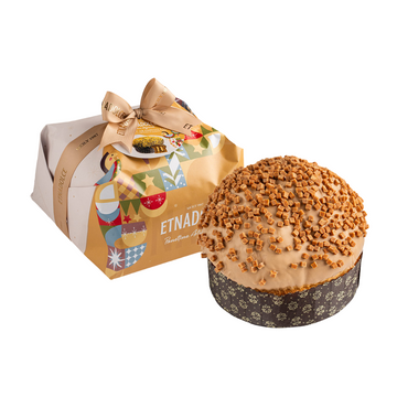 Panettone Vulcano e Caramello Salato 1 kg - Incarto a mano