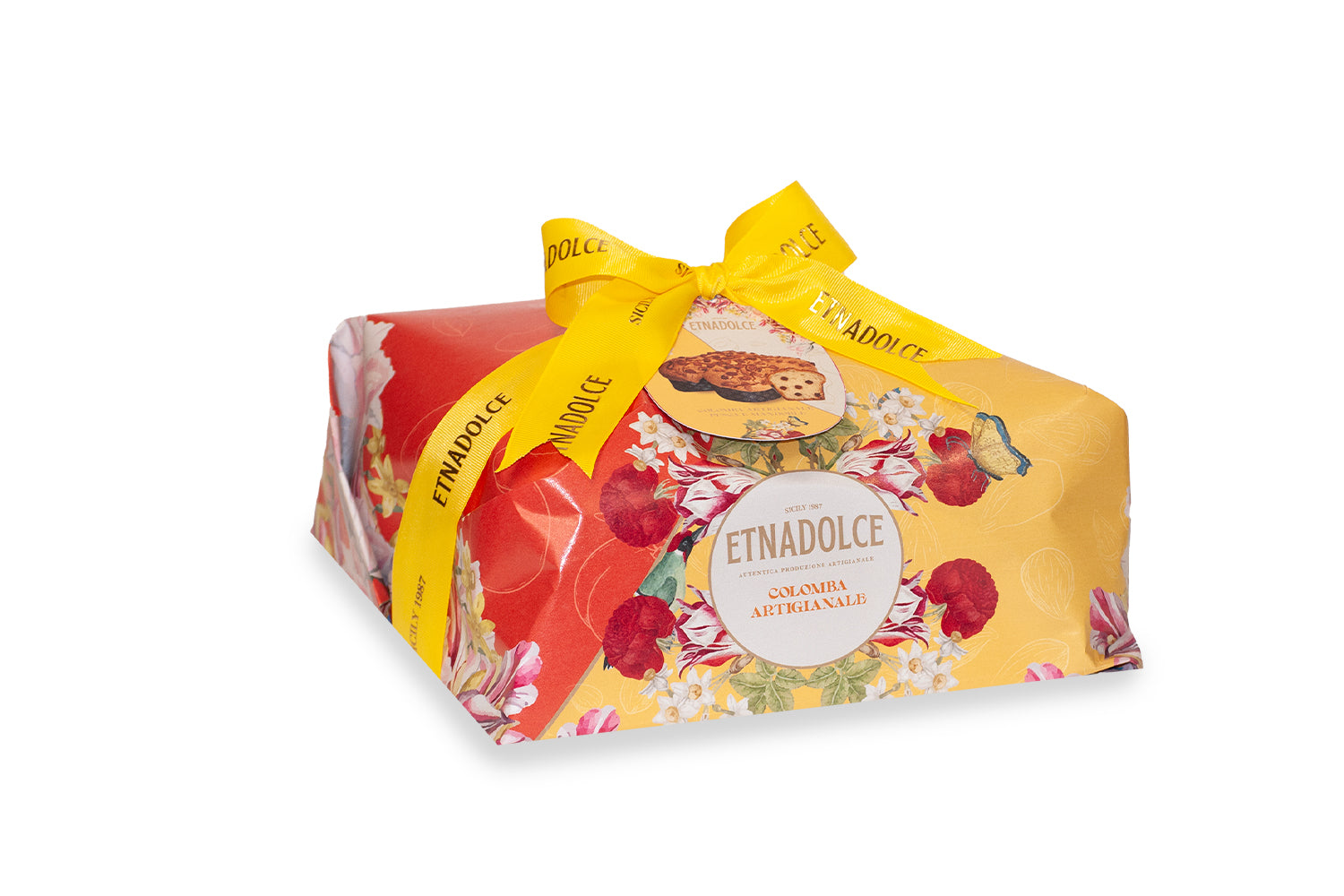 Colomba Pesca e Mandorle incarto a mano 1kg